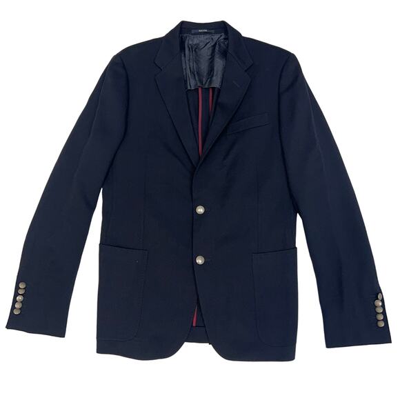 GUCCI Mens Blue Wool and Mohair Coat Blazer Jacket Mens 52R (~42 US) - Picture 1 of 10